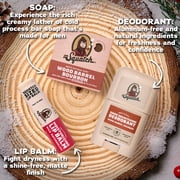 Dr. Squatch Holiday Gifts for Men – Mini Bar Soap, Mini Deodorant & Lip Balm – Wood Barrel Bourbon + Wild Watermelon (3-Pack)
