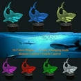 thumbnail image 4 of YSITIAN Shark Gifts, Shark Fan 3D Night Light 16 Colors Changing Night Lamp for Kids with Remote Control, 3D Illusion Lamp Birthday Gifts from Age 2 3 4 5 6+ YT01-350, 4 of 8