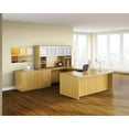 thumbnail image 2 of Mayline ABD7242LMA 72 in. Aberdeen Series Bow Front Desk - Maple - 29.5 x 72 x 42 in., 2 of 5