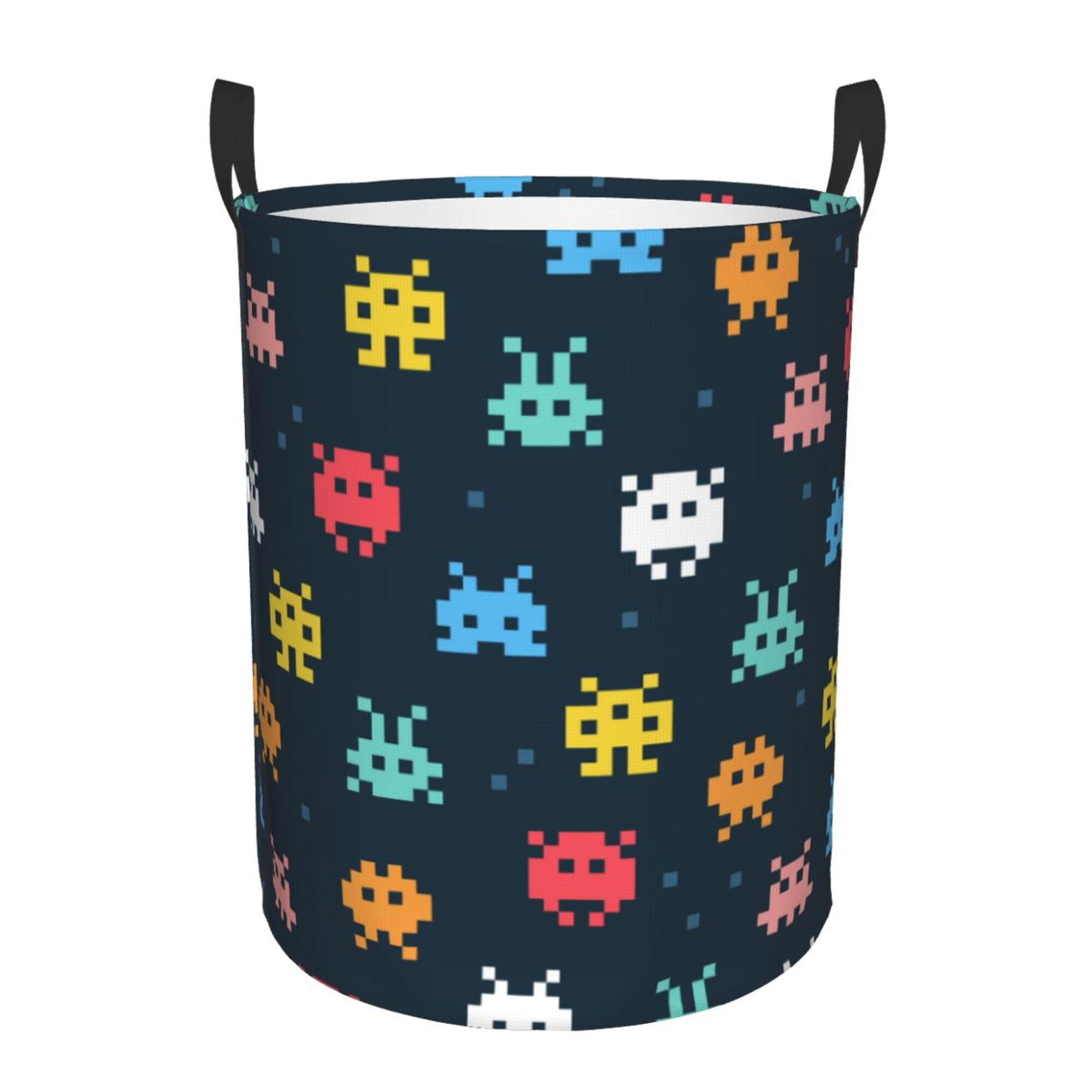 DouZhe Waterproof Collapsible Large Laundry Baskets, Cartoon Aliens