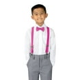 thumbnail image 4 of Spring Notion Boys' Suspenders and Solid Color Bowtie Set, 4 of 6