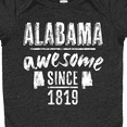 thumbnail image 4 of Inktastic Alabama Awesome Since 1819 Boys or Girls Baby Bodysuit, 4 of 5