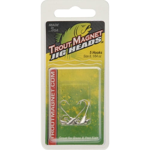 2 Jig Heads 1/64oz 7 Tails Details about   Leland's Lures TROUT MAGNET JIGS GLOW In The DARK 