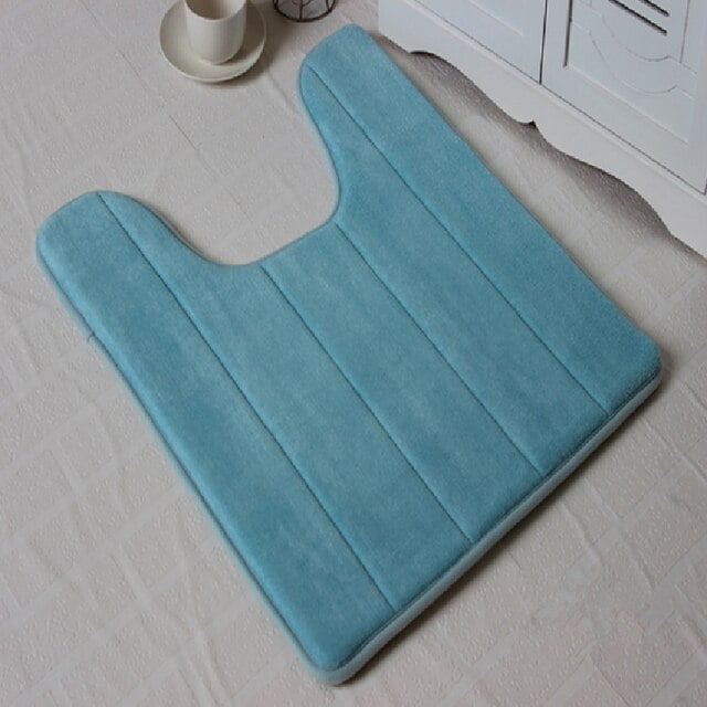 UMMH Bathroom Mat Set UShape Bathroom Carpet Simple Toilet Rugs Non