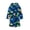 Blue, variant on Godderr Kids Dinosaur Bathrobe Spa Robe for Toddler Boys Girls Fall & Winter Thick Soft Hooded Sleepwear Robe 3-8T