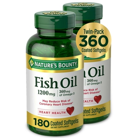 UPC 074312306976 product image for Nature s Bounty Fish Oil Softgels  1200Mg  180 Ct  2 Pack | upcitemdb.com