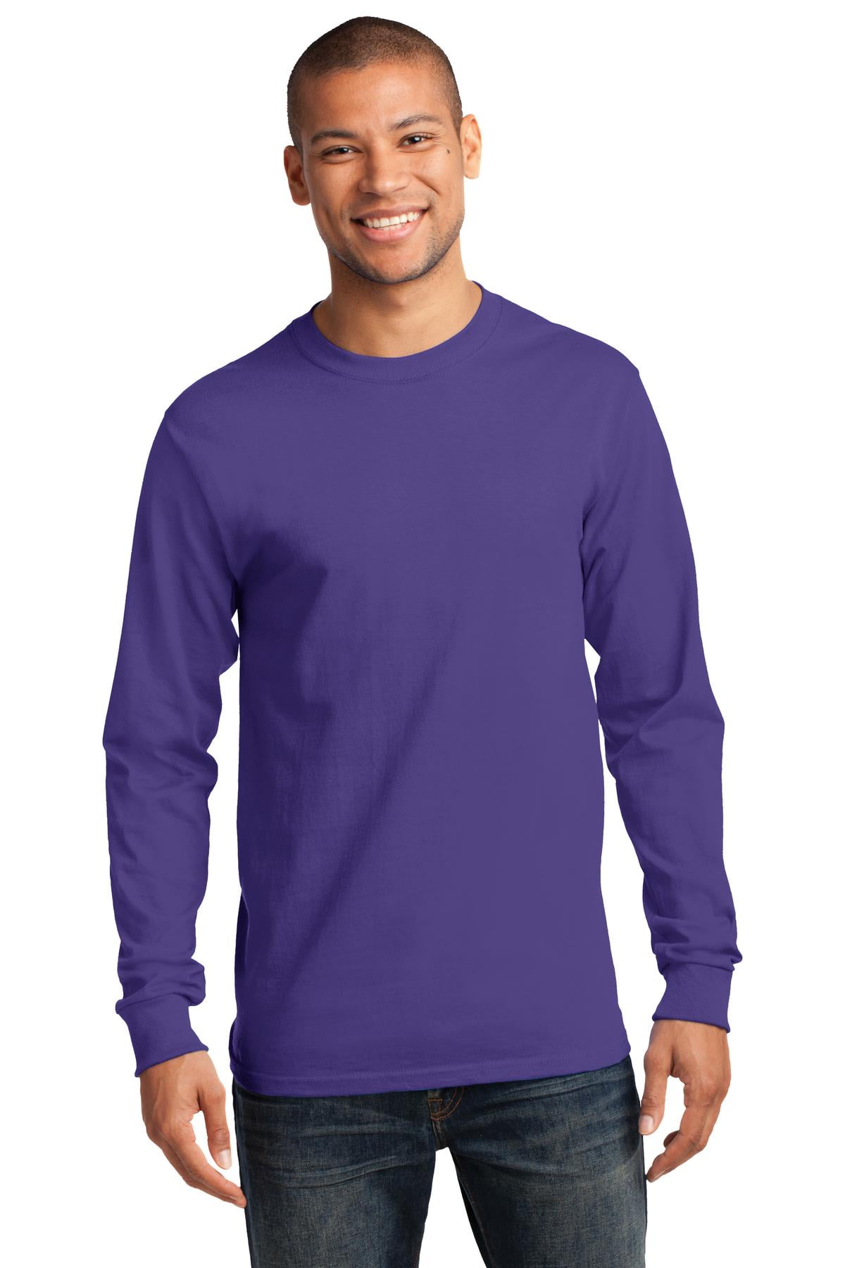 Purple t shirt long sleeve Clearance