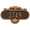 Whitehall Products Rochelle Petite Address Plaque in Bronze