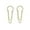 B-18K Gold, variant on Solid 925 Sterling Silver Cuff Earrings Chain Cartilage Wraps for Women Teens Minimalist Cuff Earrings No Piercing