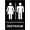 Warning Sign 4, variant on Vintage Tin Warning Sign Restroom - 8"x12" Safety Sign, Restroom Direction Decor for Home Commercial Driveway Alerts Garden Wall Farm Indoor