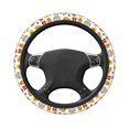 thumbnail image 5 of Cauagu Gnomes Autumn Harvest Print Car Steering Wheel Cover - Universal Car Accessory for Diverse Cars for Steering Wheel with a Diameter of 14.5"-15", 5 of 7