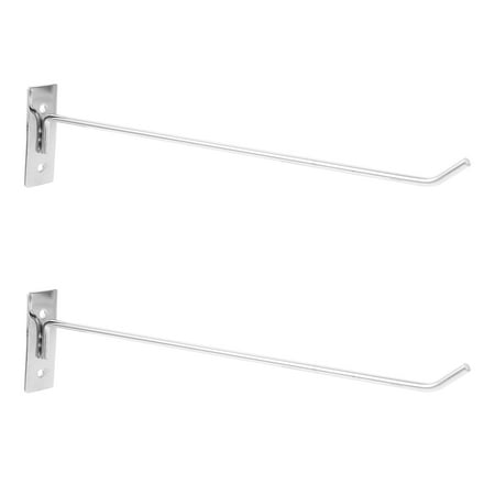 

Single Line Wall Hook Nail Straight Metal Mounted Hooks Pegboard Shelf Brackets Space-saving Supermarket Display