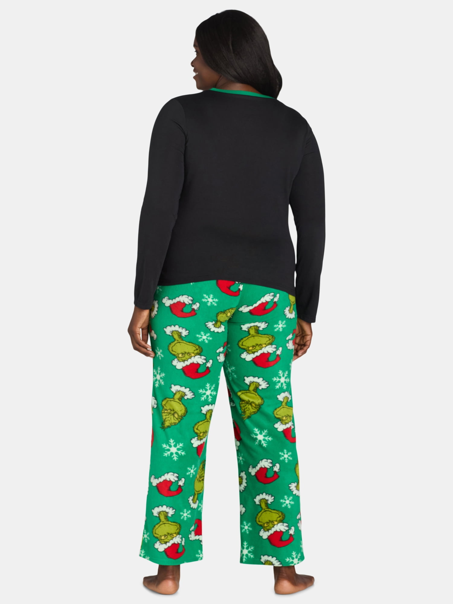 Dr. Seuss Women’s Merry Grinchmas Matching Family Pajama Set, 2-Piece, Sizes S-3X