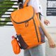 thumbnail image 4 of 1 mochila plegable ligera de 20 l, pequeña mochila de senderismo plegable para viajes, camping, vacaciones al aire libre, color naranja, 4 of 8