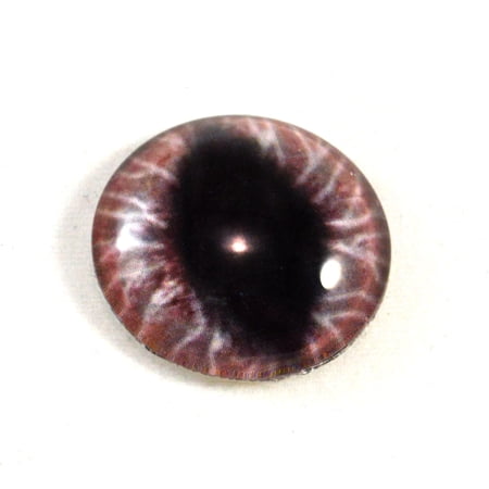 Wide Red Dragon Glass Eyes
