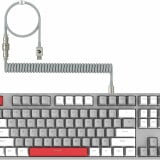 White Grey-Red