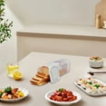 thumbnail image 7 of KQJQS Bread Container Bread Keeper – Fresh Bread Box, Plastic Sandwich Bread Dispenser, Clear Bread Storage Saver -1 Pack, 7 of 7