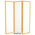 thumbnail image 7 of Red Lantern 5 ft. Tall Window Pane Shoji Screen - Honey - 3 Panels, 7 of 7