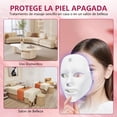 thumbnail image 3 of Mascara LED Facial, Luz Roja Facial,M&aacute;scara facial para el cuidado de la piel con LED de 7+1colores,Inal&aacute;mbrico. M&aacute;scara Facial Luz Terapia de Luz,port&aacute;til., 3 of 9