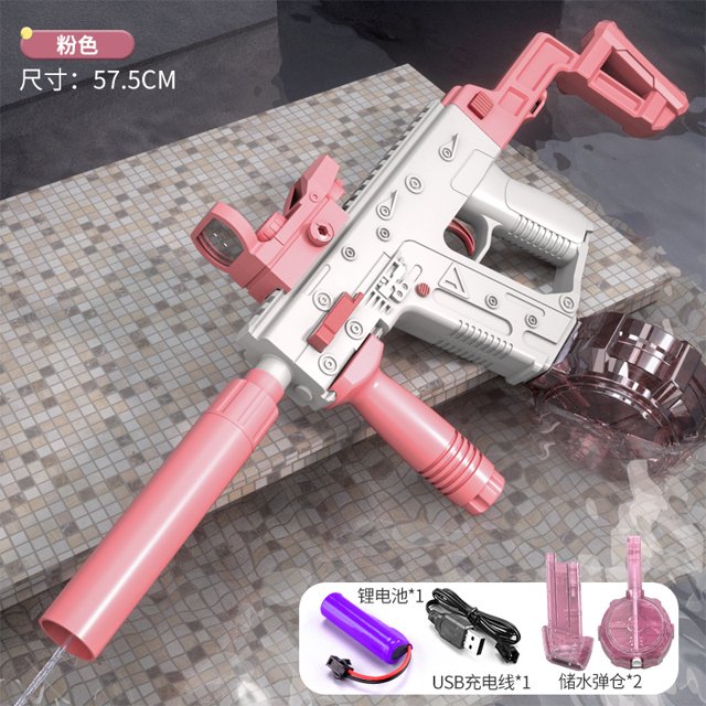 男孩M416电动连发水枪玩具儿童水枪批发 全自动喷水抢 water gunas the picture Deng Xun unisex
