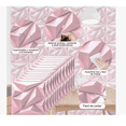 thumbnail image 3 of Panel Decorativo Pared 3d Pvc Resistente Color rosa, 3 of 4