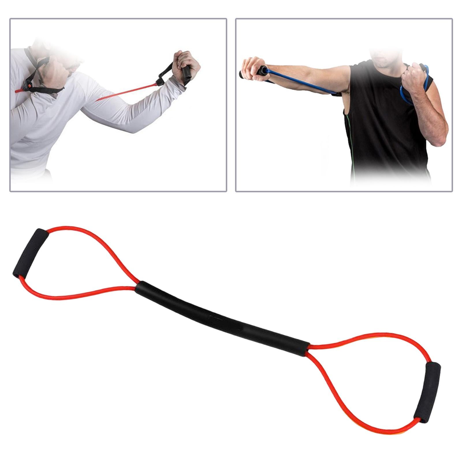 2 Piece Resistance Band Shadow Boxing Gym Pull Rope Indoor Home , StyleE, Multiple sizes