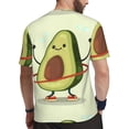 thumbnail image 2 of Rocae Avocado1 for Men's Mesh Quick-Dry Short Sleeve Workout T-Shirt,Mens Crew Neck Tee Lightweight Soft Classic T Shirts 5X-Large, 2 of 9