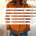 thumbnail image 3 of Aoiroe Women's Western Long Sleeve Buttons Down Shirts Collared Retro Casual Blouses Shirts Orange L, 3 of 5