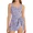 Purple, variant on One Piece Swimdress Swimsuit for Girls Tummy Control Scalloped Swim Skirt Bathing Suit, Sizes 7-16 Y