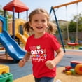 thumbnail image 4 of Boys 100th Day of School Shirt Red | 100 Days Celebration T-Shirt for Kids to Youth 3-10 Years | Soft Cotton Graphic Tee,Size 3 T, 4 of 9