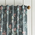 thumbnail image 3 of Martha Stewart Norah Curtain Panel Pair, Charcoal, Back Tab, Room Darkening, Indoor, Adult, 2 Piece Set, 37"x 95", 3 of 5