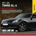 thumbnail image 5 of Red Line 50505 MT-85 Manual Transmission 75W85 GL-4 Gear Oil - 1 Gallon, 5 of 9