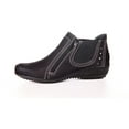 thumbnail image 3 of Bottes en Cuir Nubuck Samia Original Noir pour Femmes par ENAAF #CRSC2009BLK, 3 of 5