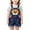 Blue6, variant on FSYBOA Girls Denim Overalls Size 12Months-3T, Adjustable Shoulder Straps Casual Summer Above the Knee Kids Jeans Jumpsuit Blue