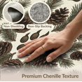 thumbnail image 6 of ODIKA 2'x3' Washable Throw Rug Non-Slip, Low Profile, Flatwoven, Easy Care Vintage Woodland Distressed Wildlife Border Motifs Cabin Print Refined for Hallway, Study Room, 6 of 7