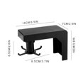 thumbnail image 3 of Labymos Wall-mounted Kitchen Rack Rotate Hook Self Adhesive Drill Free Saving Space Cooking Soup Spoon, 3 of 8