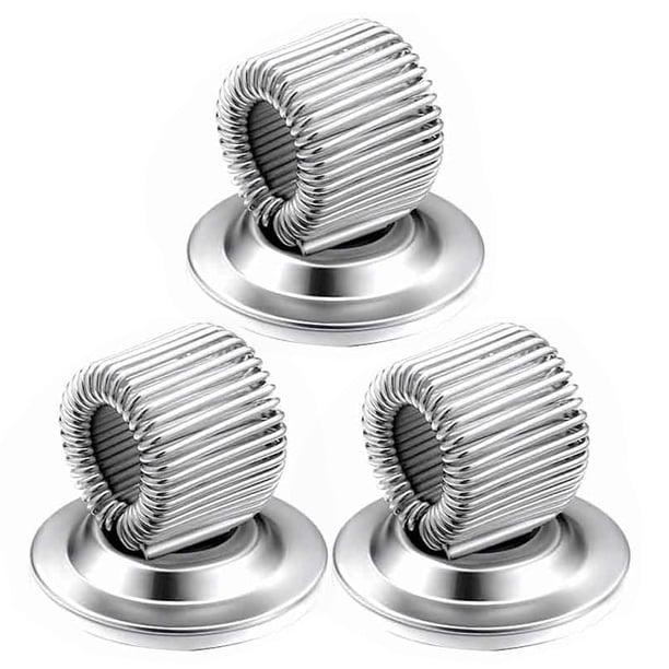 Organizador de clips para un solo bolígrafo, 3 piezas de soporte para bolígrafo autoadhesivo, con lazo de resorte ajustable, se adapta a bolígrafos de cualquier tamaño, refrigerador, para