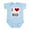 Sky Blue, variant on CafePress - I Love RIO Infant Bodysuit - Baby Light Bodysuit, Size Newborn - 24 Months