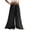 #02 Black 【Mix & Match: Stock Up on Your Favorite Colors】, variant on Women's Cotton Linen Pleated Wide Leg Pants, Elastic High Waist Side Pocket Resort Trousers, Semi Sheer Flow Casual Bottoms for Summer Beach Daily | TruHer,Black S