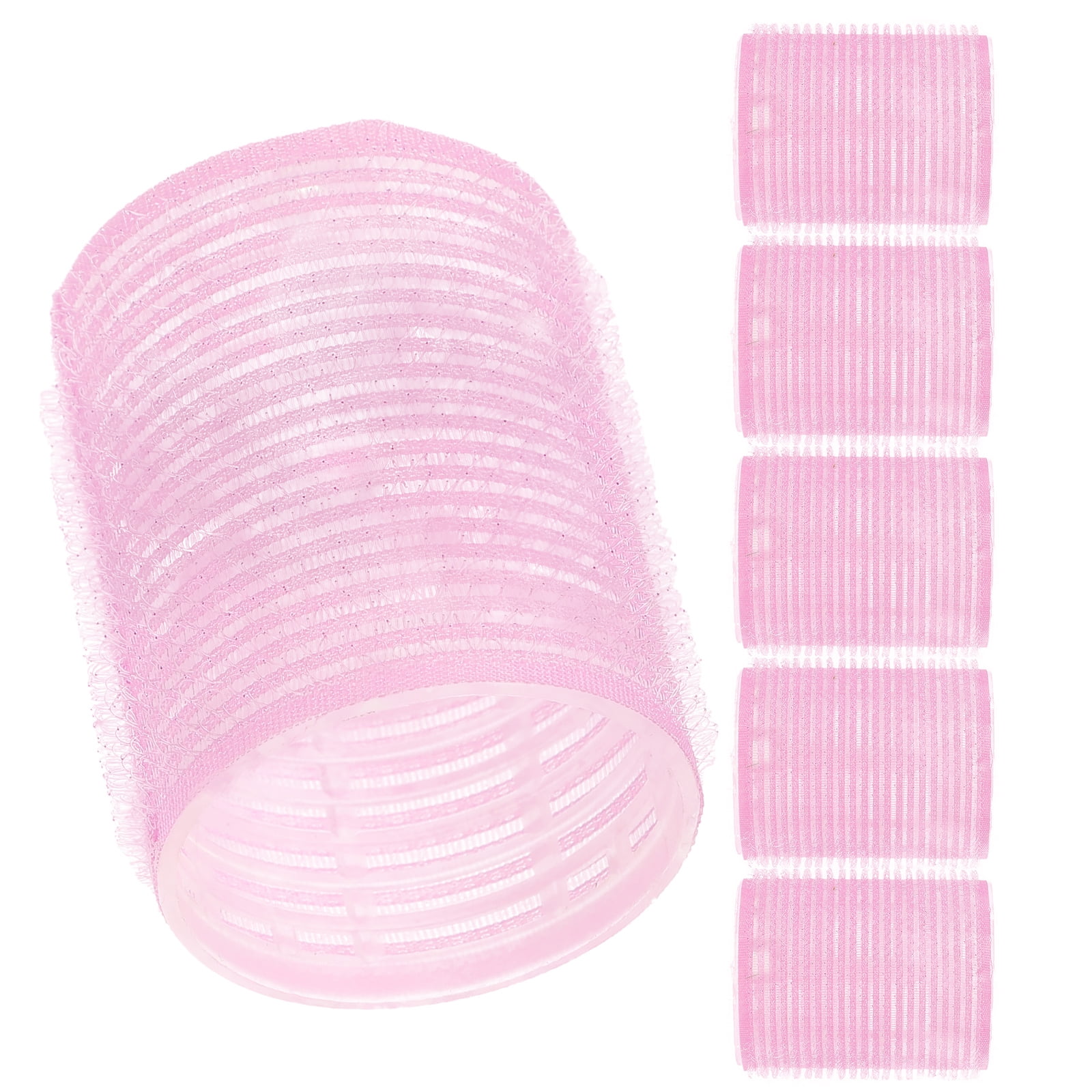 6 Pcs Plastic Hair Rollers Curlers Bangs SelfAdhesive Hair Volume Hair