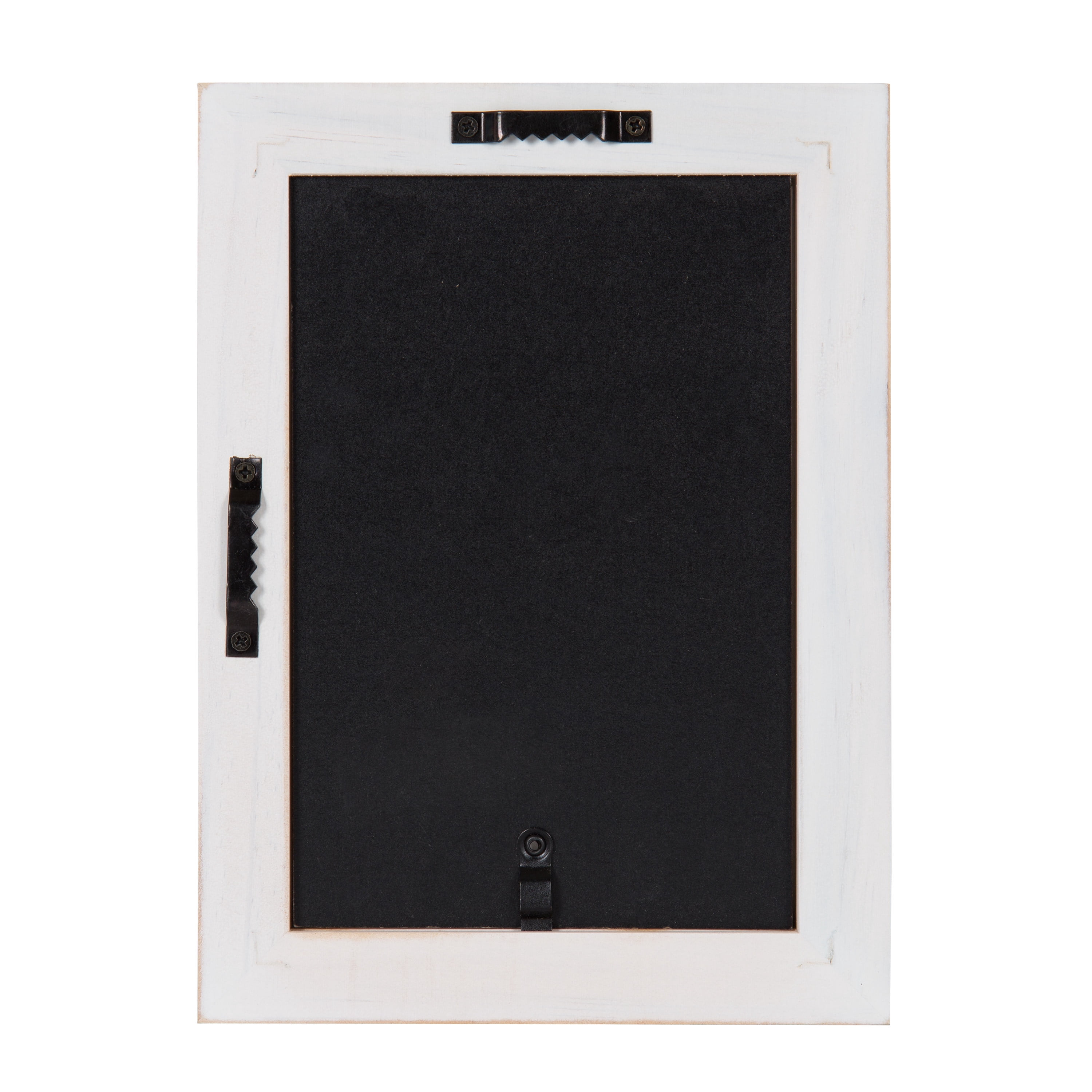 Kate and Laurel Bordeaux Modern Gallery Wall Kit, Set of 10 with Assorted Size Frames with White-Wash Finish