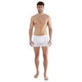 thumbnail image 4 of GÖTZBURG calzoncillos bóxer para hombre, pack de 4 - X-lastic, ropa interior, pantalón, logotipo, color liso Blanco/negro XL (X-Large), 4 of 7