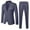 Dark Gray, variant on Hienoo Big Boys Formal Suit Solid Party Blazer and Pants Suit Tuxedo Outfits for Kid Girls