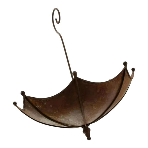 MAGIDEAL Hanging Bird Bath Yard Decor Sturdy Metal Bird Feeder for Porch Tree Pathway