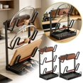 thumbnail image 3 of Outdor Wall Mounted Kitchen Organizer Rack For Lids Cutting Boards And Utensils With Use Countertop Space Saving Design, 3 of 5