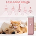 thumbnail image 7 of OPALESQUE Dog Cat Home Hair Waterproof Clipper Portable Electric USB Rechargeable Pet Grooming Tools Low Noise Shaver Cordless Trimmer for Small and Large Pets 13*4.5*3cm, 7 of 7