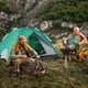 Goplus Tente de Camping Instantanée 2-en-1 Double Couche Imperméable Vert – image 2 sur 10