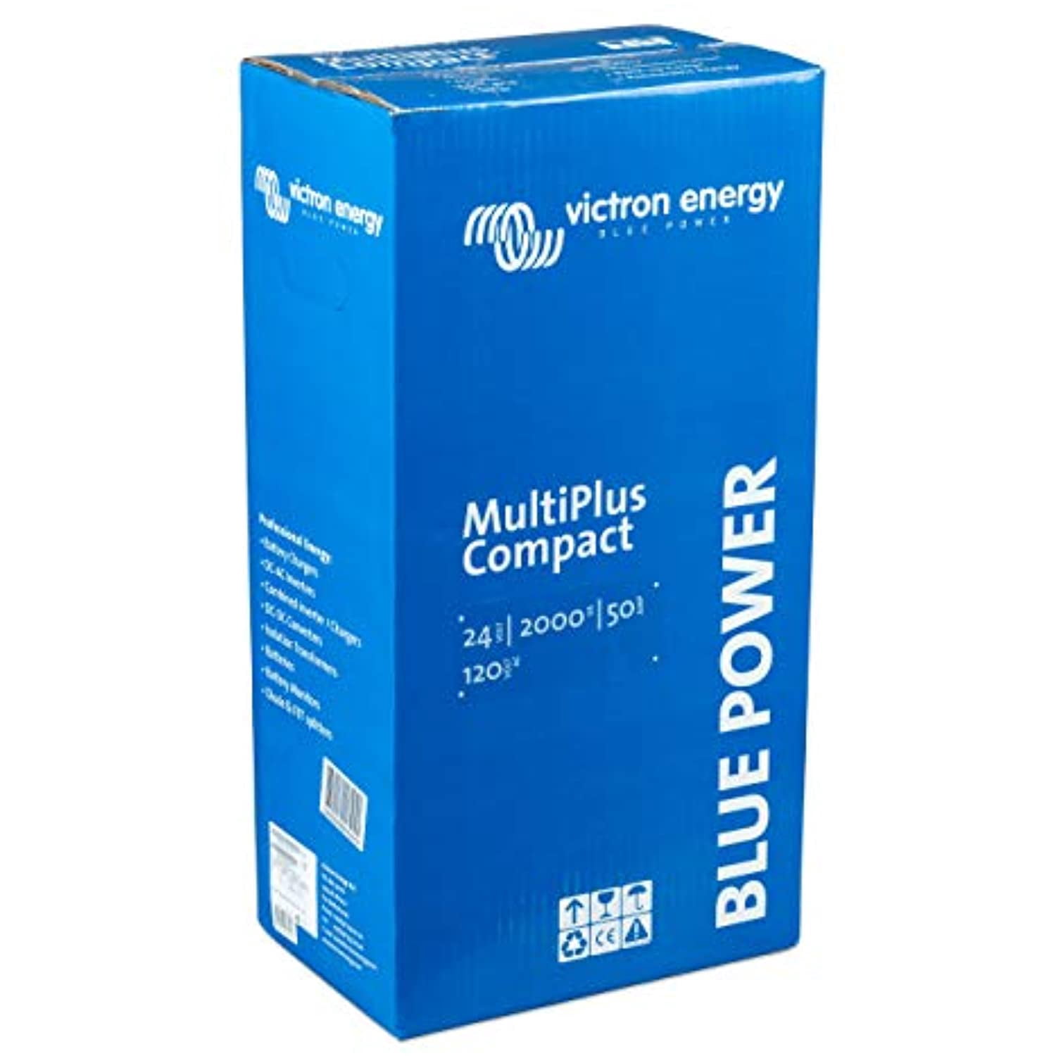 Victron Energy Inv/Chgr, Multi+ Compact, 24V 2000VA 50A CMP242200100