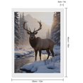 thumbnail image 2 of Diamond Art Kits for Adults, Snowy Deer Stream Serenity 5D Diamond Painting Kits for Adults Beginners, DIY Full Drill Diamond Painting, Gem Art and Crafts 12x16, 2 of 7