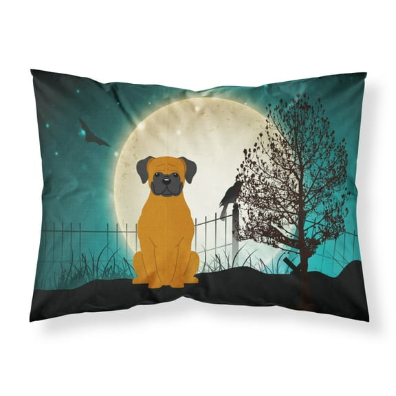 Halloween Scary Fawn Boxer Fabric Standard Pillowcase
